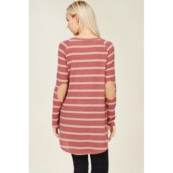 HP 🎉 • Elbow Patch Side Slit Tunic - Picture 2 of 5